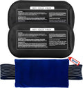 Ice Packs for Injuries Reusable (3-Piece Set) – Hot and Cold Ice Packs for Knee, Reusable Gel Wraps Support, Adjustable Ice Pack Pain Relief for Shoulders, Back Joints Muscles, Knees, Arms and Legs
