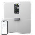 Smart Scale for Body Weight, BMI, Body Fat, Muscle Mass, Digital Bathroom Weight Scale with 4.3" Color Display, 20 Body Composition Scale, High Accurate Wi-Fi & Bluetooth Scale 400 Lbs, 11.8"