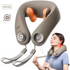 Cordless Shiatsu Neck and Shoulder Massager with Heat, Bluetooth Music