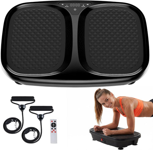 Vibration Plate Exercise Machine,280Lbs Capacity 120 Levels Full Body Workout Shake Plate, Vibration Plate Machine for Weight Loss Home Gym Fitness Equipment