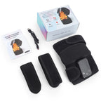3 In1 Knee Shoulder Elbow Support Brace,Heated Knee Massager,Vibration Heating Pads for Relaxing Knee Shoulder Elbow,Cordless Massage Machine for Men Women