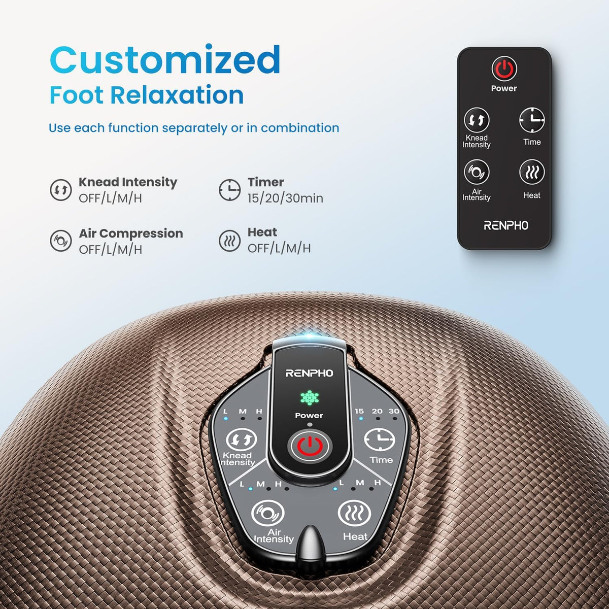 Foot Massager with Heat, Birthday Gifts for Women, FSA Eligible HSA