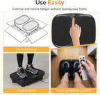 Vibration Plate Exercise Machine,280Lbs Capacity 120 Levels Full Body Workout Shake Plate, Vibration Plate Machine for Weight Loss Home Gym Fitness Equipment